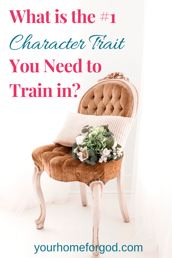 What is the number 1 character trait you need to train in for success in child discipline?