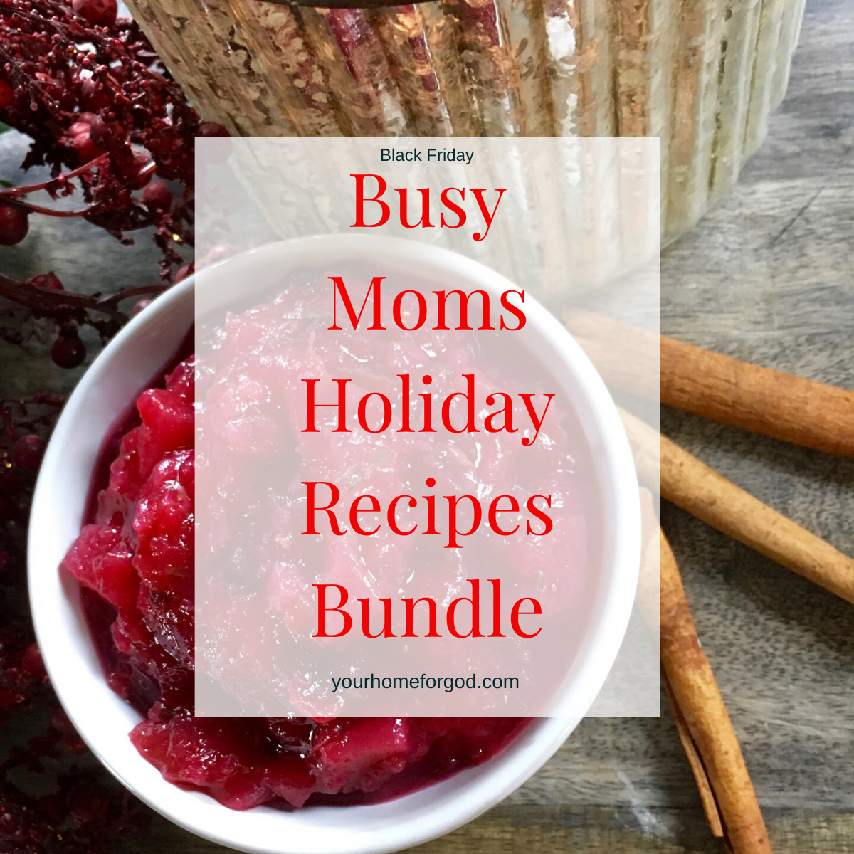 Your Home For God, black-friday-busy-moms-holiday-recipes-bundle