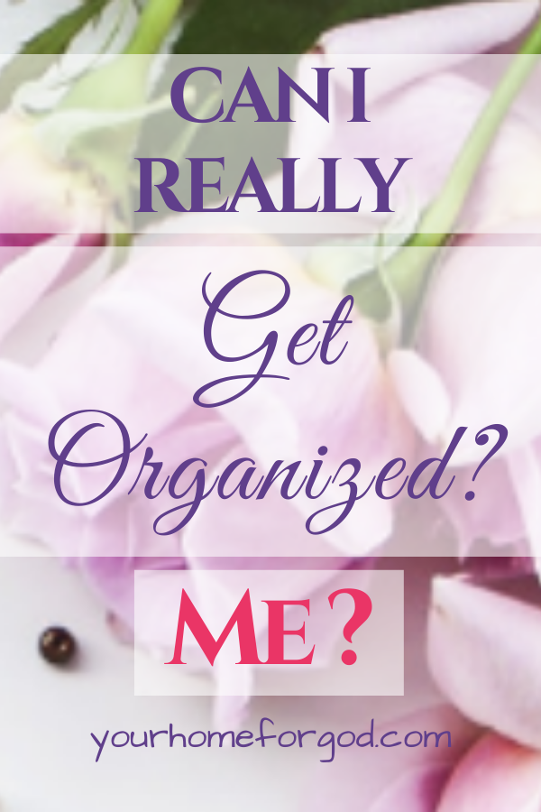 Can I Really Get Organized? Me?